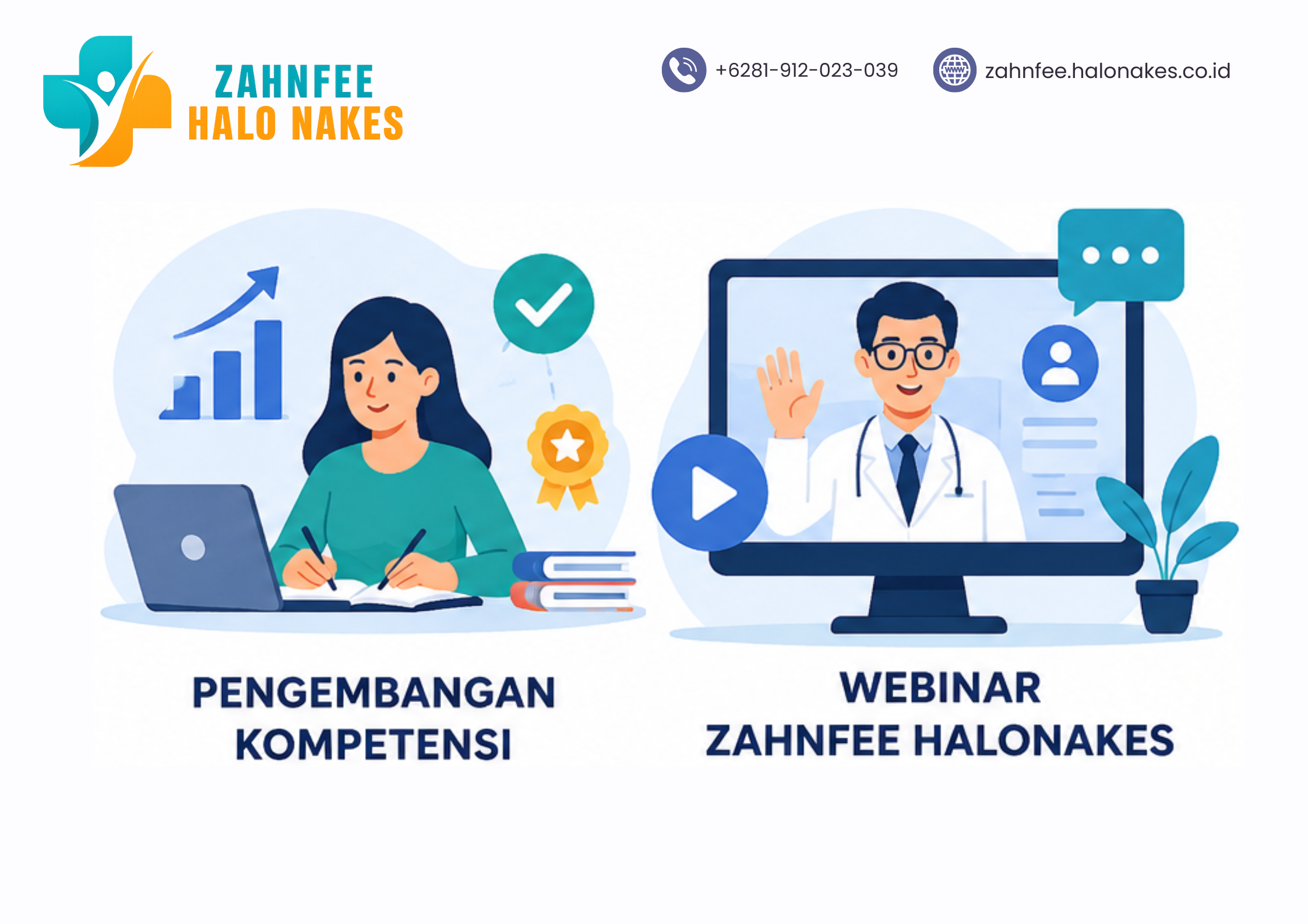 Pengembangan Kompetensi Webinar Zahnfee HaloNakes